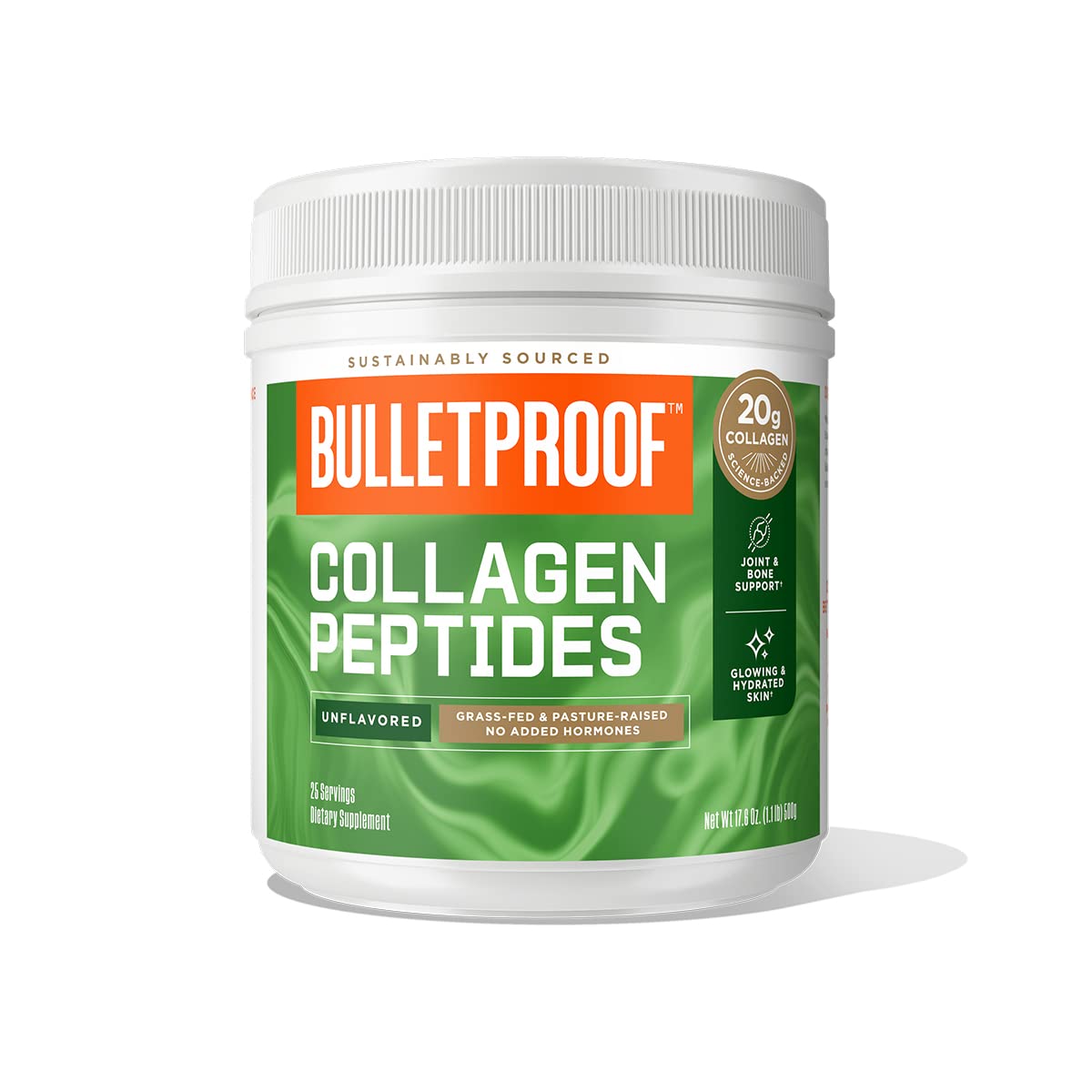 Bulletproof Unflavored Collagen Protein Powder, 17.6 Ounces, Grass-Fed Collagen Peptides Bulletproof buy supplements canada