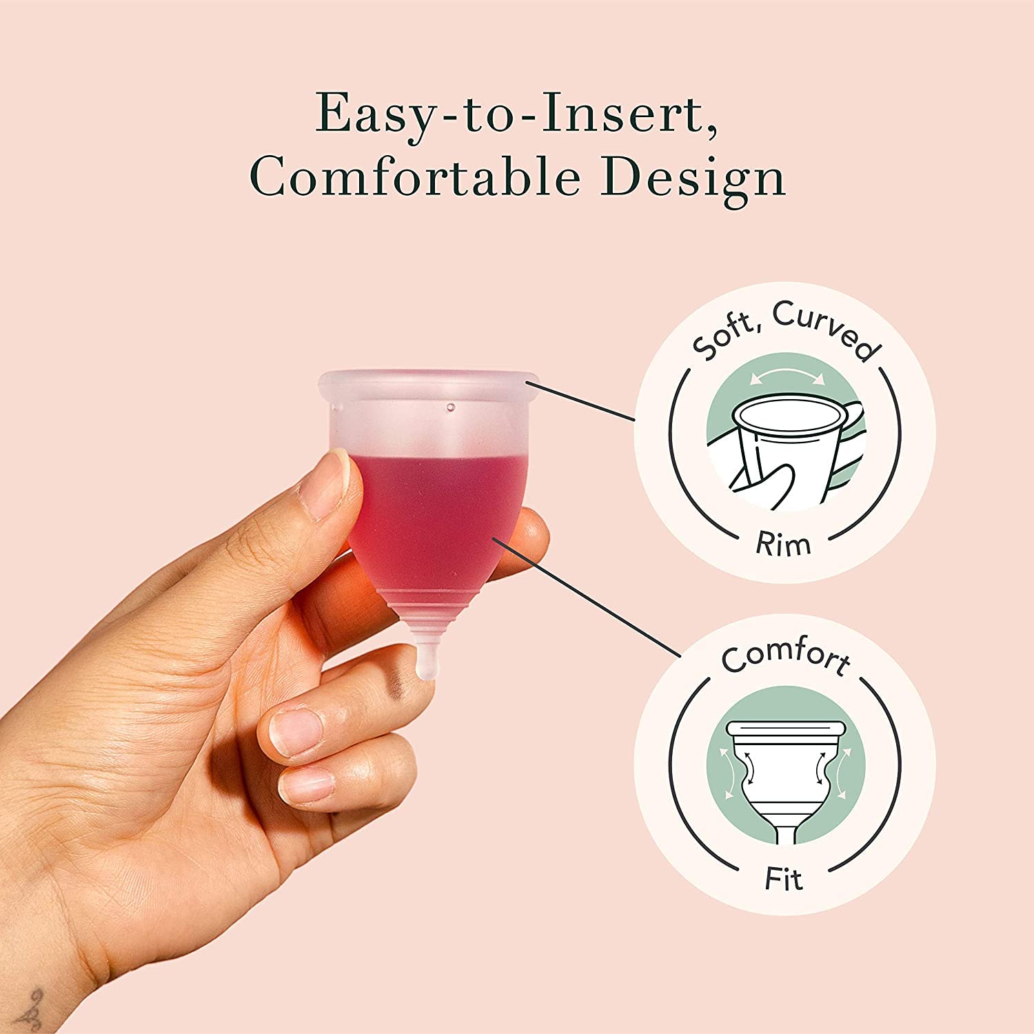 Rael Period Cup, Soft Reusable Menstrual Cups for Women - Medical-Grade Silicone, Period Cups Rael buy supplements canada
