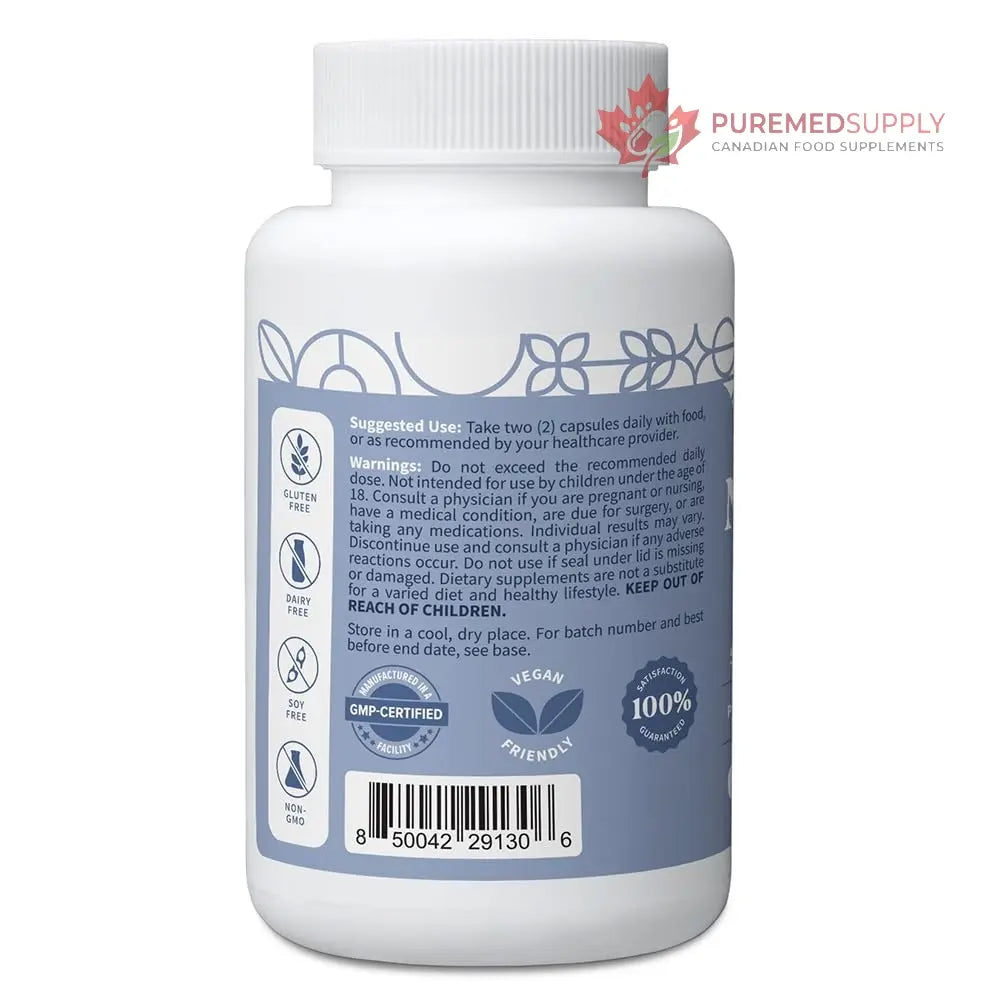Pattern Wellness Magnesium Complex – Supports Muscle, Bone & Relaxation Health – with Zinc & Vitamin D – Daily Support Formula – 60 Vegan Capsules Pattern Wellness buy supplements canada