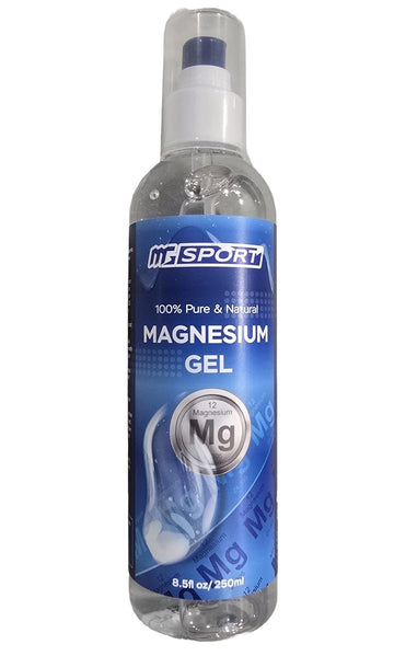 MgSport Magnesium Gel Dead Sea Magnesium - Gentle Topical Gel for Leg Cramps and Muscle Recovery Without Stinging - 20% More Potency Than Magnesium Oil Sprays - 1,000 Pumps MgSport buy supplements canada
