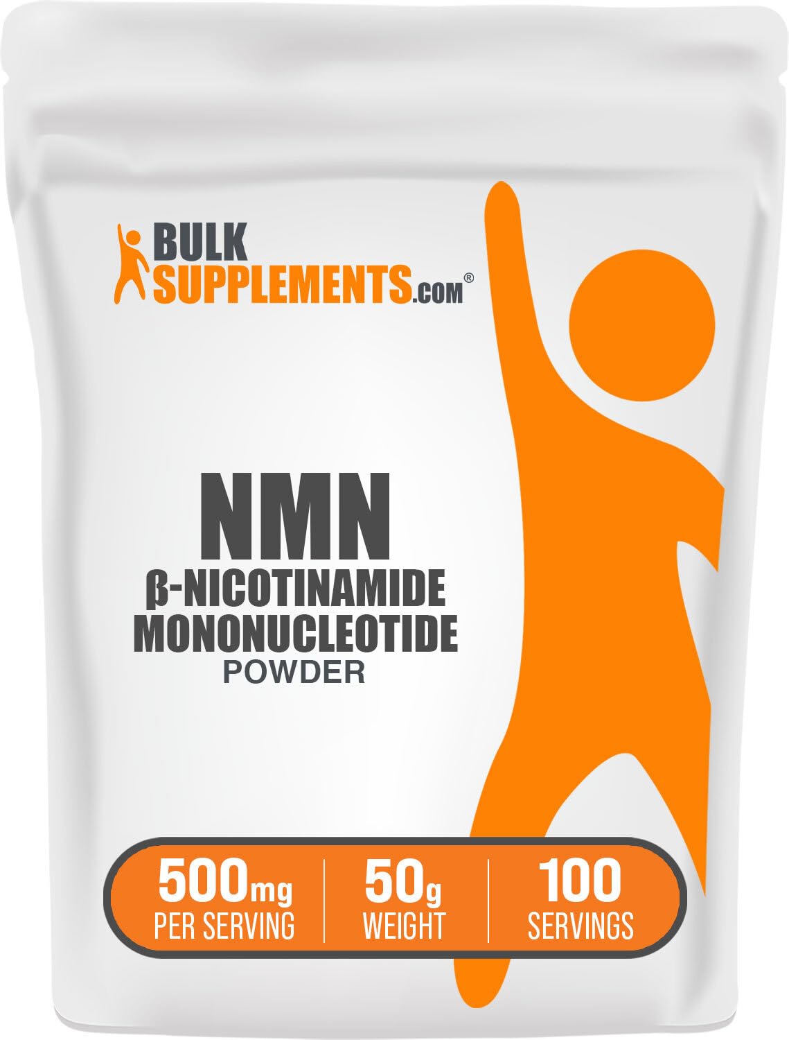BulkSupplements.com Nicotinamide Mononucleotide (NMN) - NAD Supplement - NMN Powder - NMN Supplement - NMN Nicotinamide Mononucleotide (50 Grams - 1.8 oz) BulkSupplements buy supplements canada