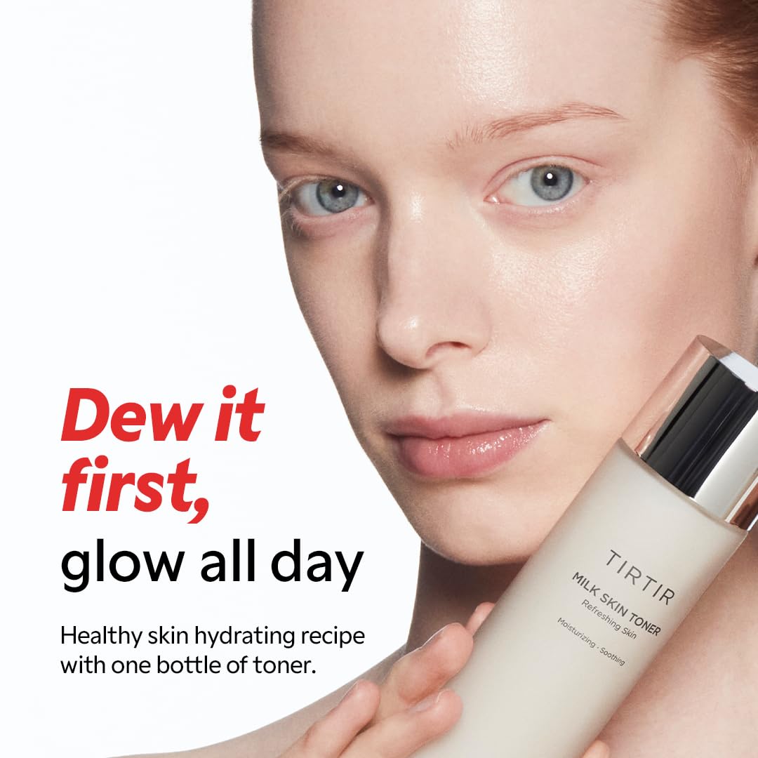 TIRTIR Milk Skin Rice Toner - Deep Moisturizing, Hydrating and Refreshing for face, Niacinamide, Ceramide, Rice Bran Extract TIRTIR buy supplements canada