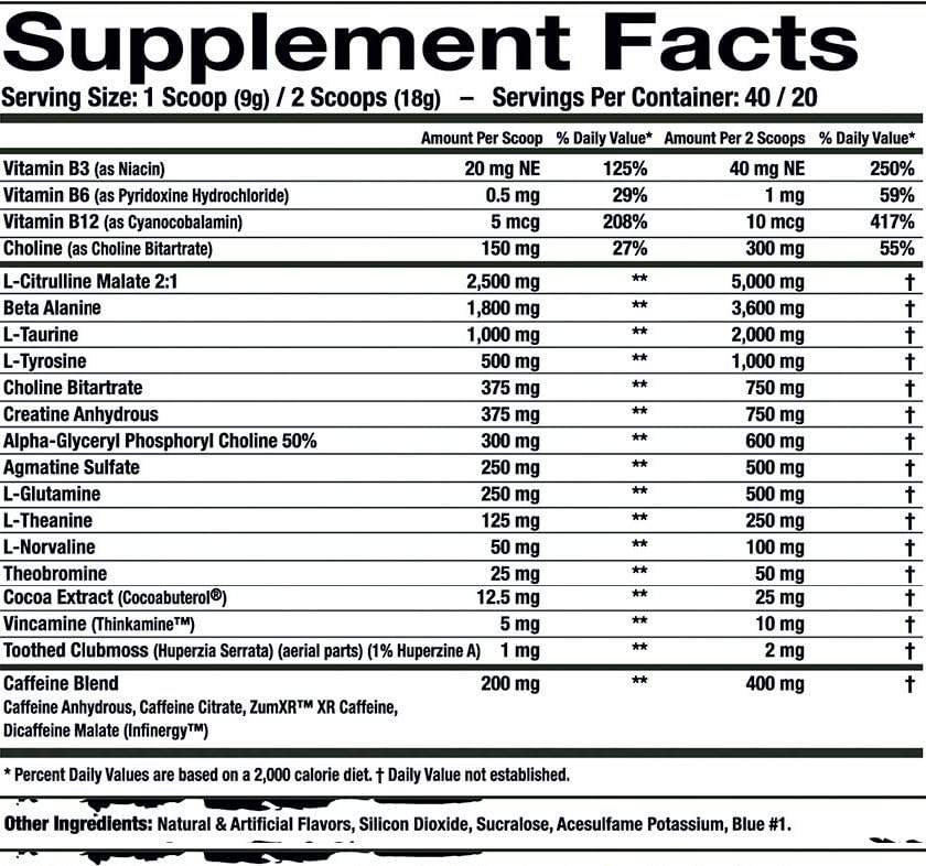 Assault Labs Wild Thing Pre Workout Powder Blend of Di-Citrulline Malate,Beta Alanine Assault Labs buy supplements canada