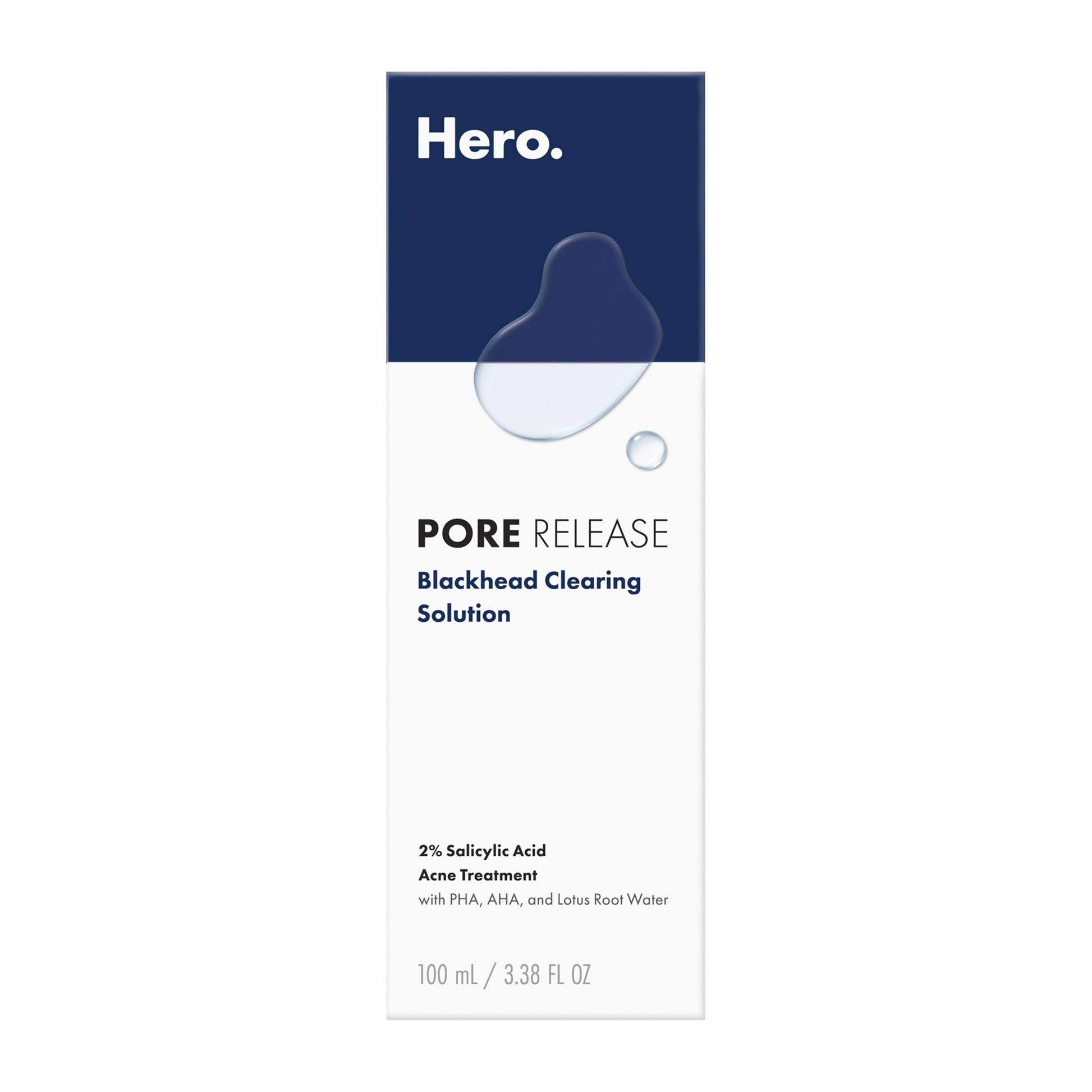 Hero Cosmetics Pore Release Blackhead Clearing Solution, Exfoliating 2% Salicylic Acid Toner Featuring AHA, BHA, and PHA HERO COSMETICS buy supplements canada