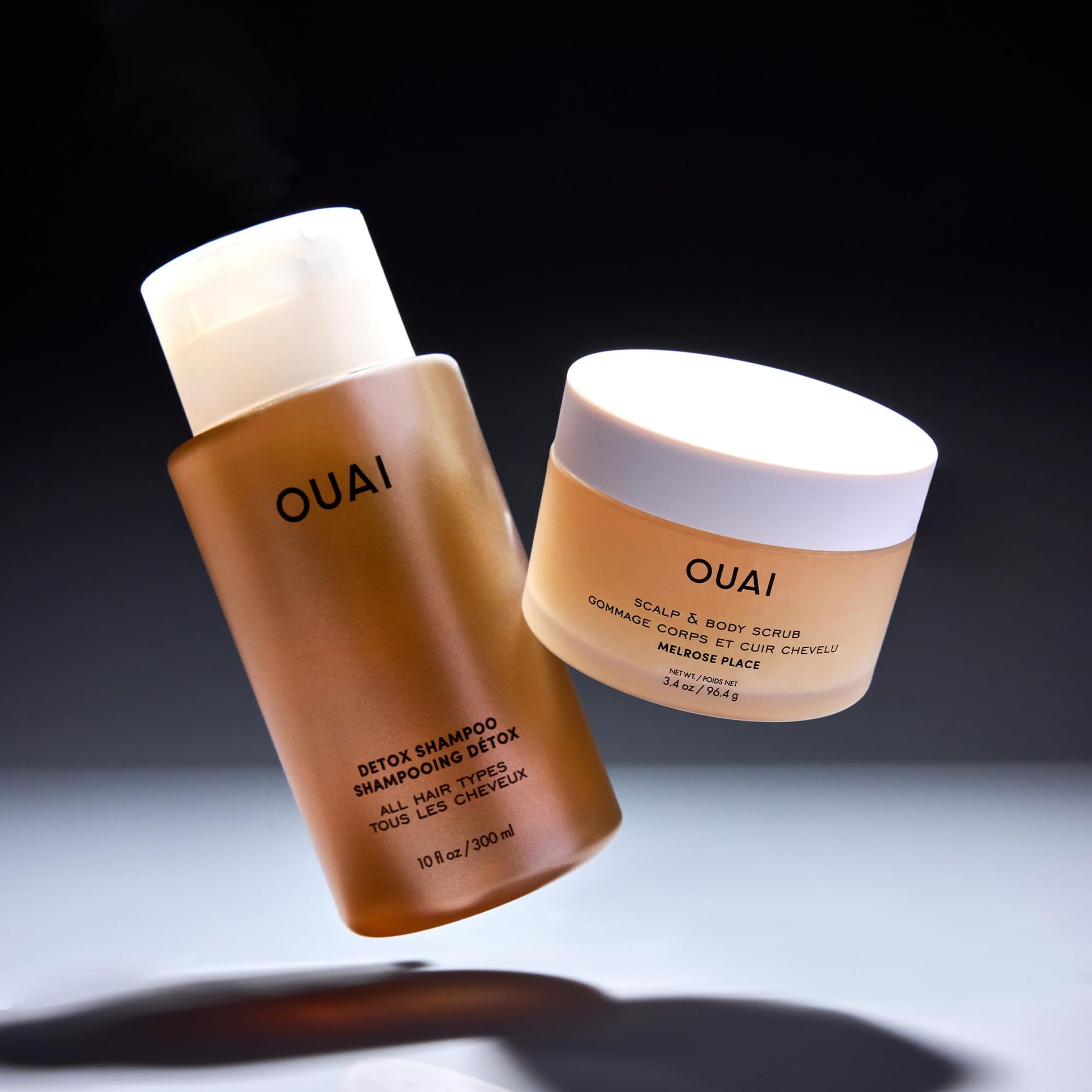 OUAI Hair Care Set - Clarifying Shampoo & Exfoliating Scalp Scrub - Deep Cleansing & Balancing - Hair Care Kit with Detox Shampoo & Travel Size Sugar Scrub for Scalp (2 Count) OUAI buy supplements canada