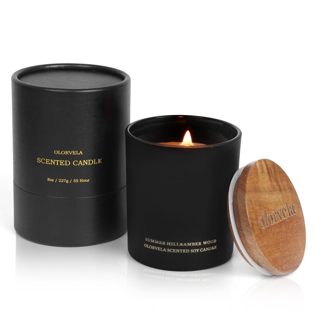 olorvela Candles for Men Wood Wicked Candles for Home Scented Mens Candle Aromatherapy 8oz olorvela buy supplements canada