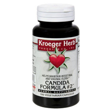 Kroeger Herb Candida Formula #2 100 Cap Kroeger Herb Products buy supplements canada
