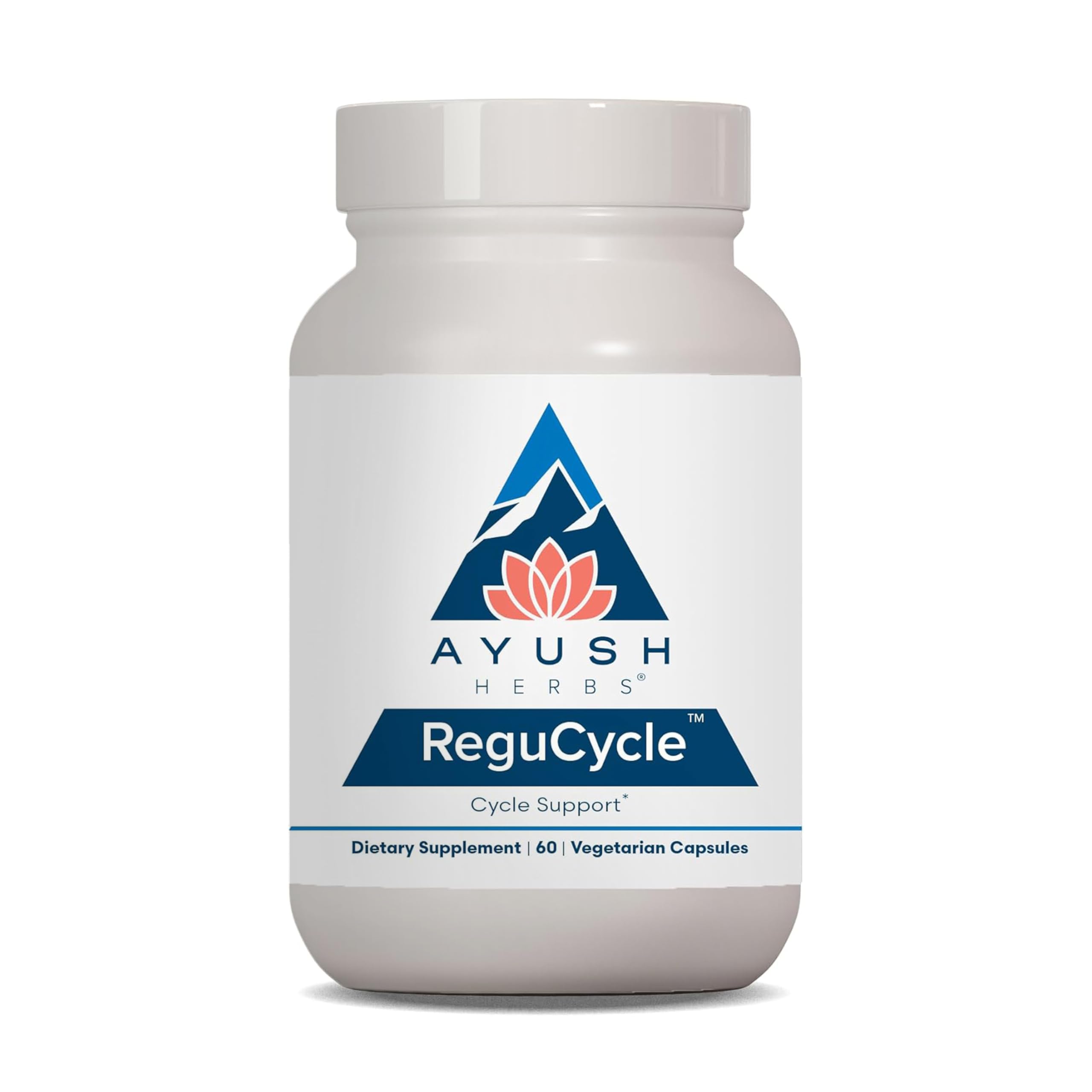Ayush Herbs Regu-Cycle - Hormone Balance for Women, Hormonal Support, Period Support & Relief, Reproductive Health, Regulate Menstrual Cycle, Ovarian Support Supplement - 60 Vegetarian Capsules Ayush Herbs buy supplements canada