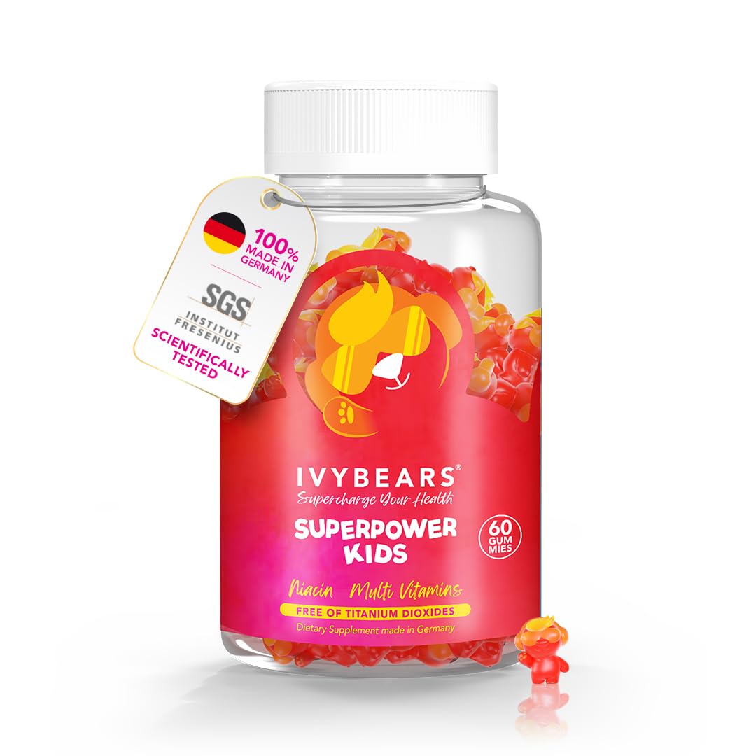 IvyBears® Superpower Kids - Multivitamin Gummies for Immune Support - Strengthen Children's Immune Systems with Vitamins C, D2, B6, A IvyBears buy supplements canada