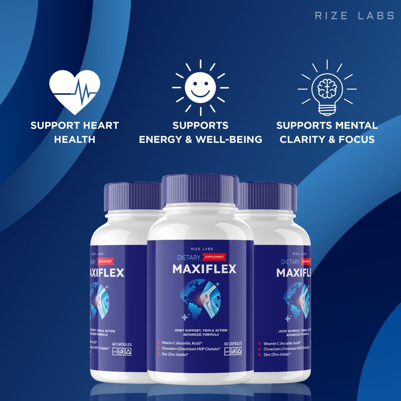 rize labs -Mexiflax All Natural Suppplement, Capsules for Joint Support, Pills for Mobility and Flexibility, Advanced Formula Supplement, Triple Action (120 Capsules) rize labs buy supplements canada