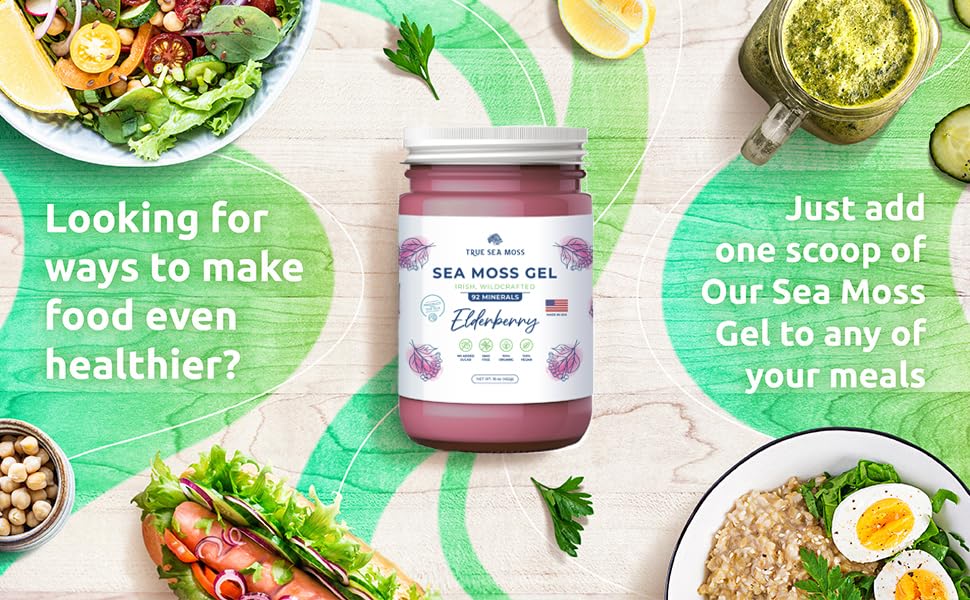 Irish Sea Moss Gel TrueSeaMoss buy supplements canada