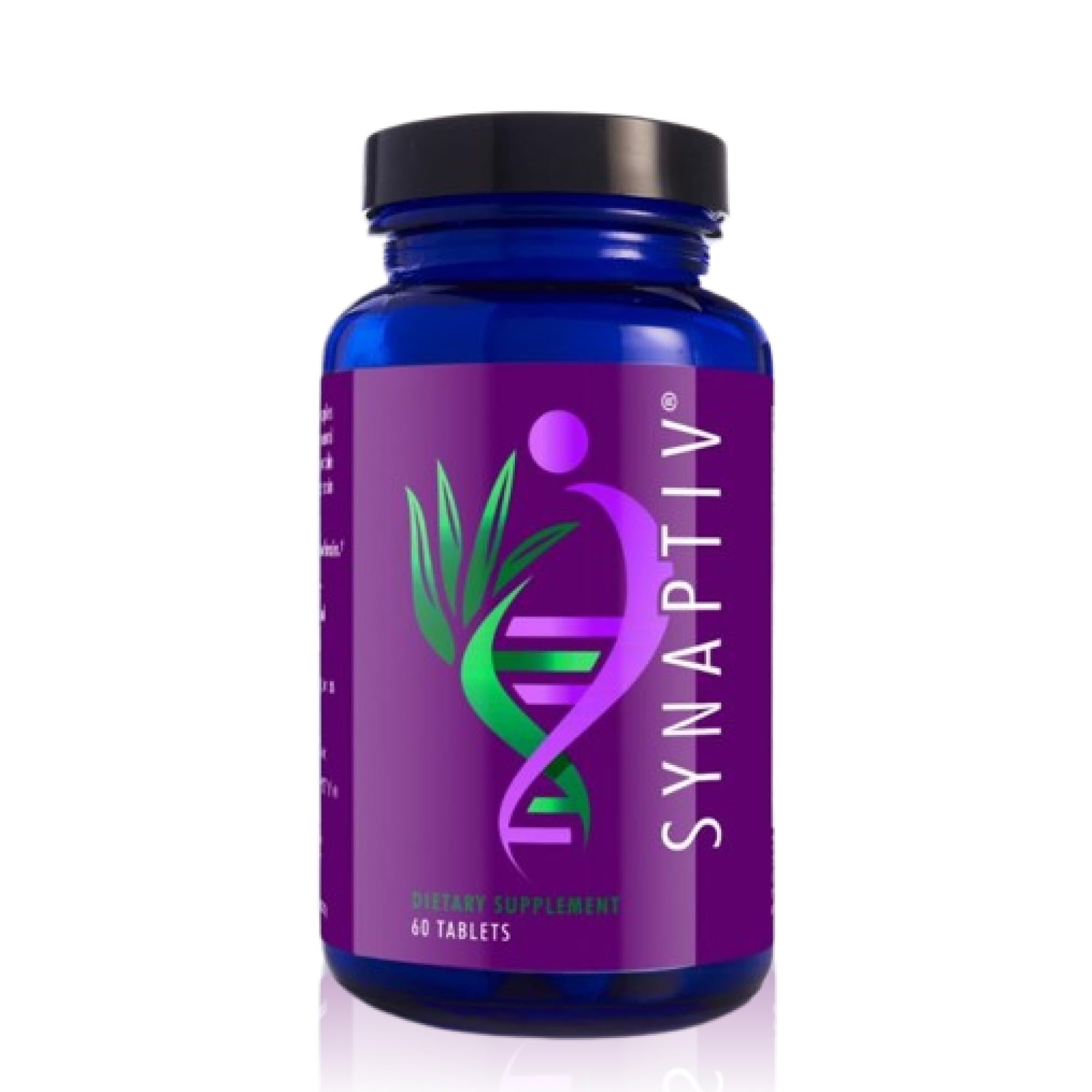 Youngevity Synaptiv™ Brain Support - 12in1 - Ginkgo, Huperzine, Bacopa, Quercetin and More - with Potent Antioxidant Blend + Vitamins - 60 Tablets (Pack of 1) Youngevity buy supplements canada