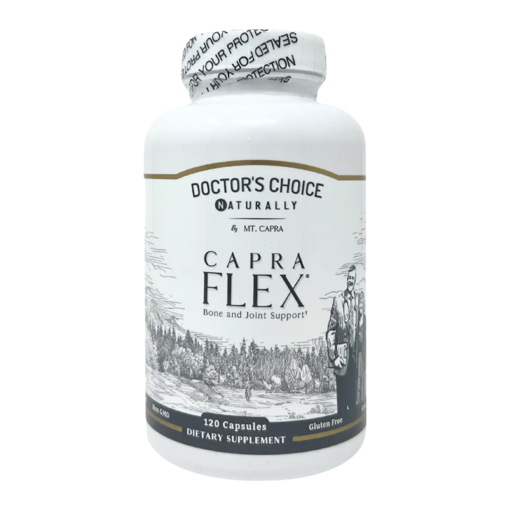 CapraFlex by Mt. Capra | Bone and Joint Support Supplement with Chicken Collagen, Hyaluronic Acid, Turmeric, and Herbs for Joint Vitality | 30 Servings - 120 Capsules Mt Capra buy supplements canada