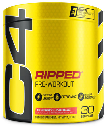 Cellucor C4 Ripped Pre Workout Powder Cherry Limeade | Creatine Free + Sugar Free Cellucor buy supplements canada