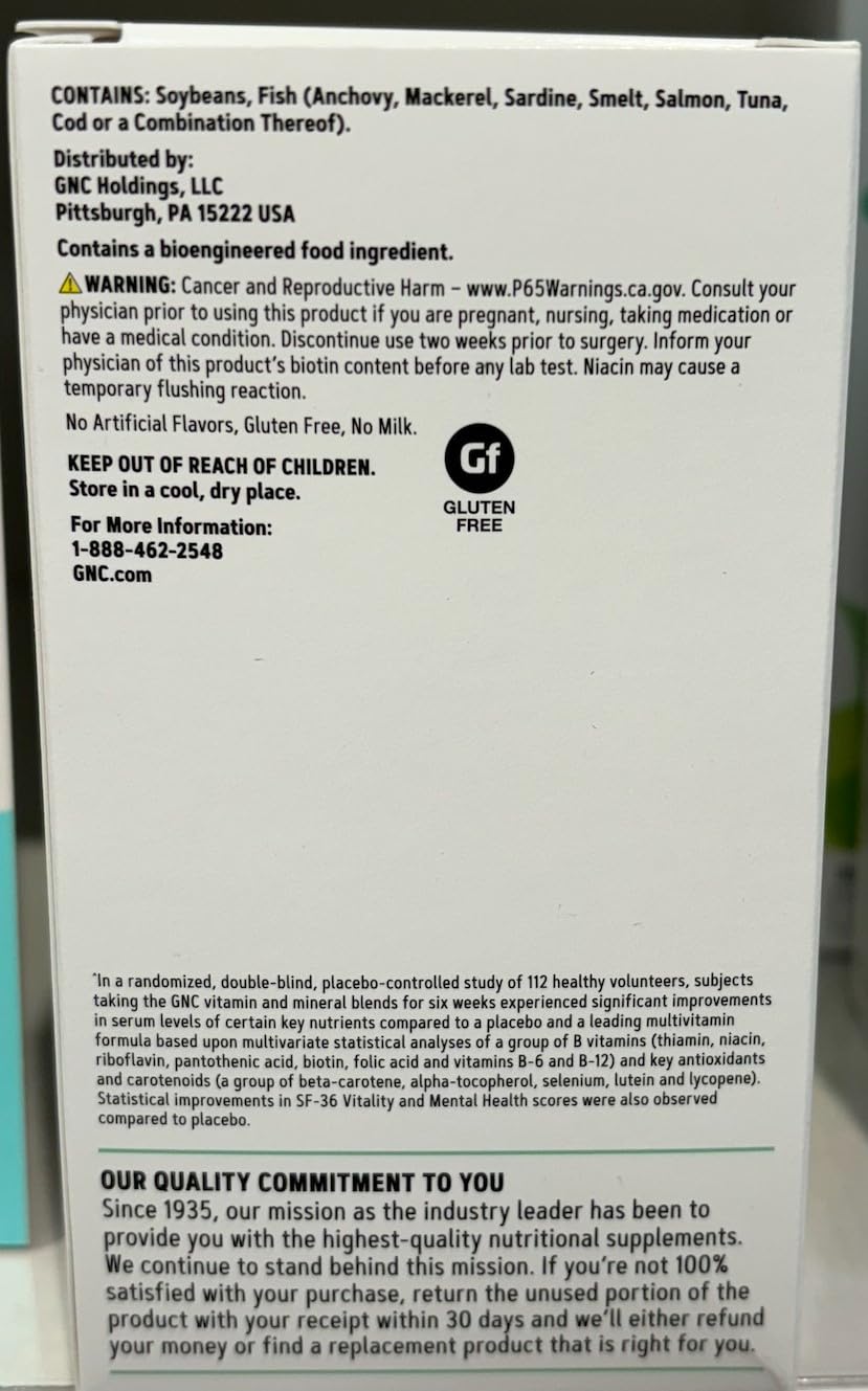 GNC Women's Multivitamin 50 Plus |Supports Bone, Eye, Memory, Brain and Skin Health GNC buy supplements canada