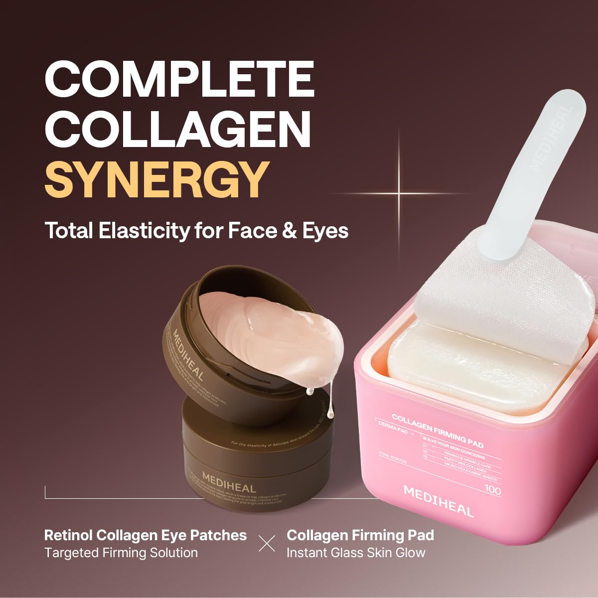 Mediheal Retinol Collagen Under Eye Patches - Korean Hydrogel Eye Pads (60 patches) with 95% Retinol & Collagen Mediheal buy supplements canada