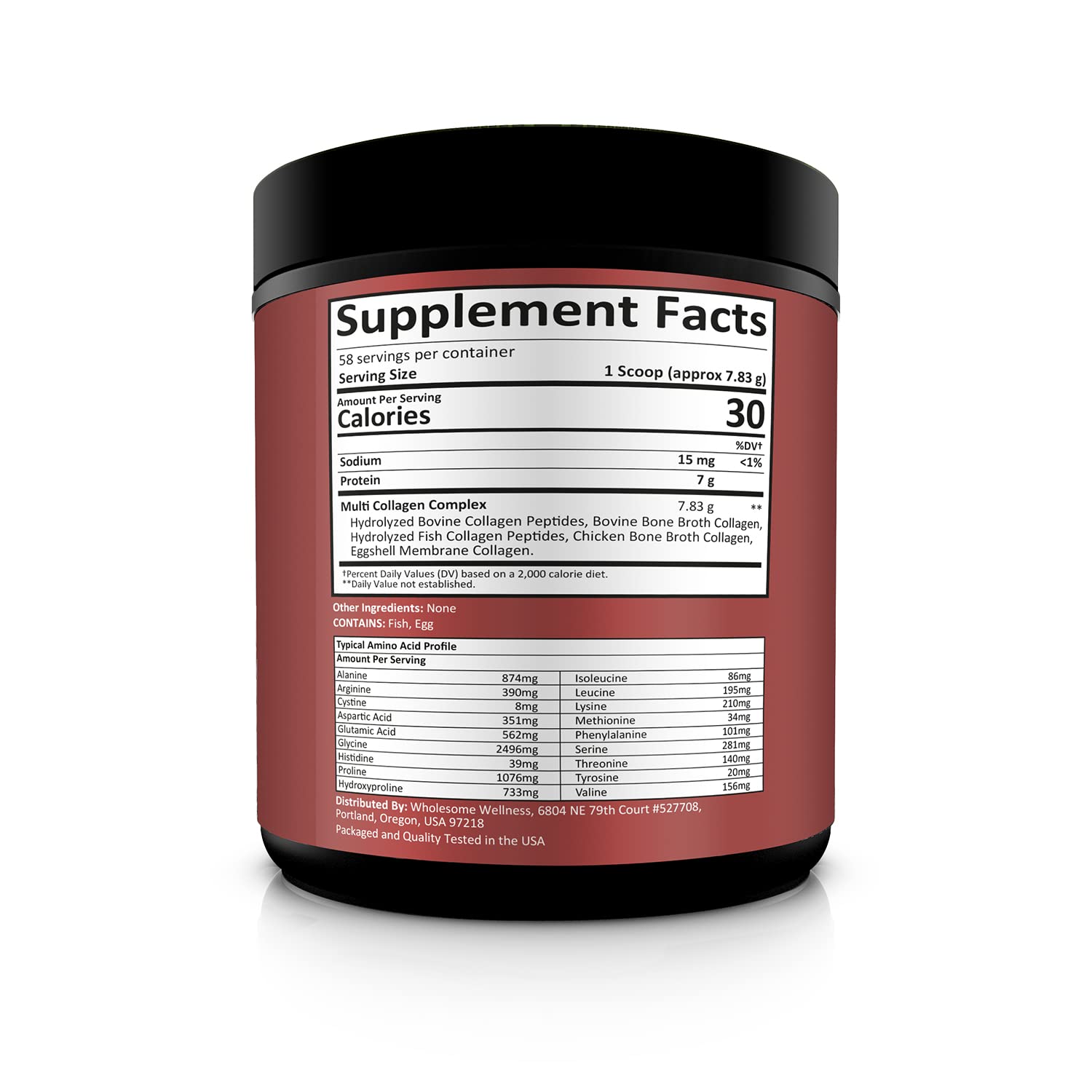 Multi Collagen Protein Powder Hydrolyzed (Type I II III V X) Grass-Fed All-in-One Super Wholesome Wellness buy supplements canada