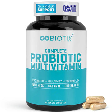 GOBIOTIX Multivitamin with Probiotics and Digestive Enzymes - 25 Billion CFU - Digestive Health, Probiotics for Women and Men GOBIOTIX buy supplements canada