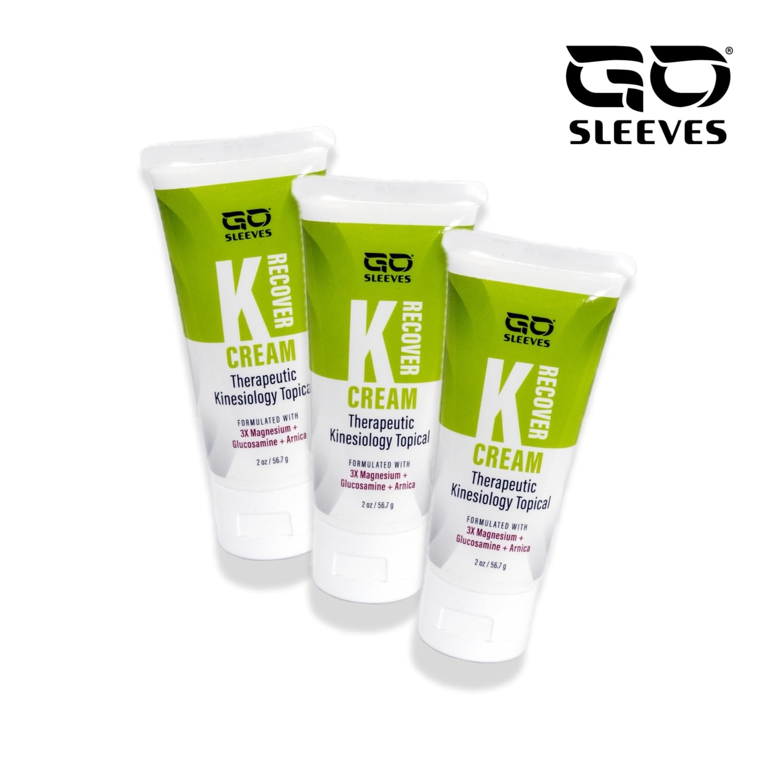 Go Sleeves Sports Recovery Cream - Concentrated Muscle and Joint Recovery Lotion – Magnesium Chloride Cream with Arnica for Muscle Pain and Stiffness from Running, Exercise, Backache – 2 Ounces GO SLEEVES buy supplements canada