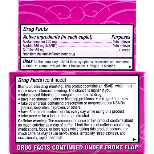 Pamprin Max Menstrual Pain Relief, Maximum Strength, Caplets, 24 ct. Pamprin buy supplements canada