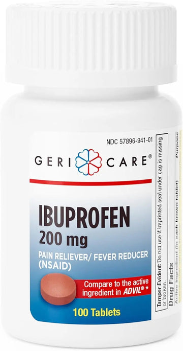 Geri Care IBUPROFEN Pain Relief Tablets (100 Count) GeriCare buy supplements canada