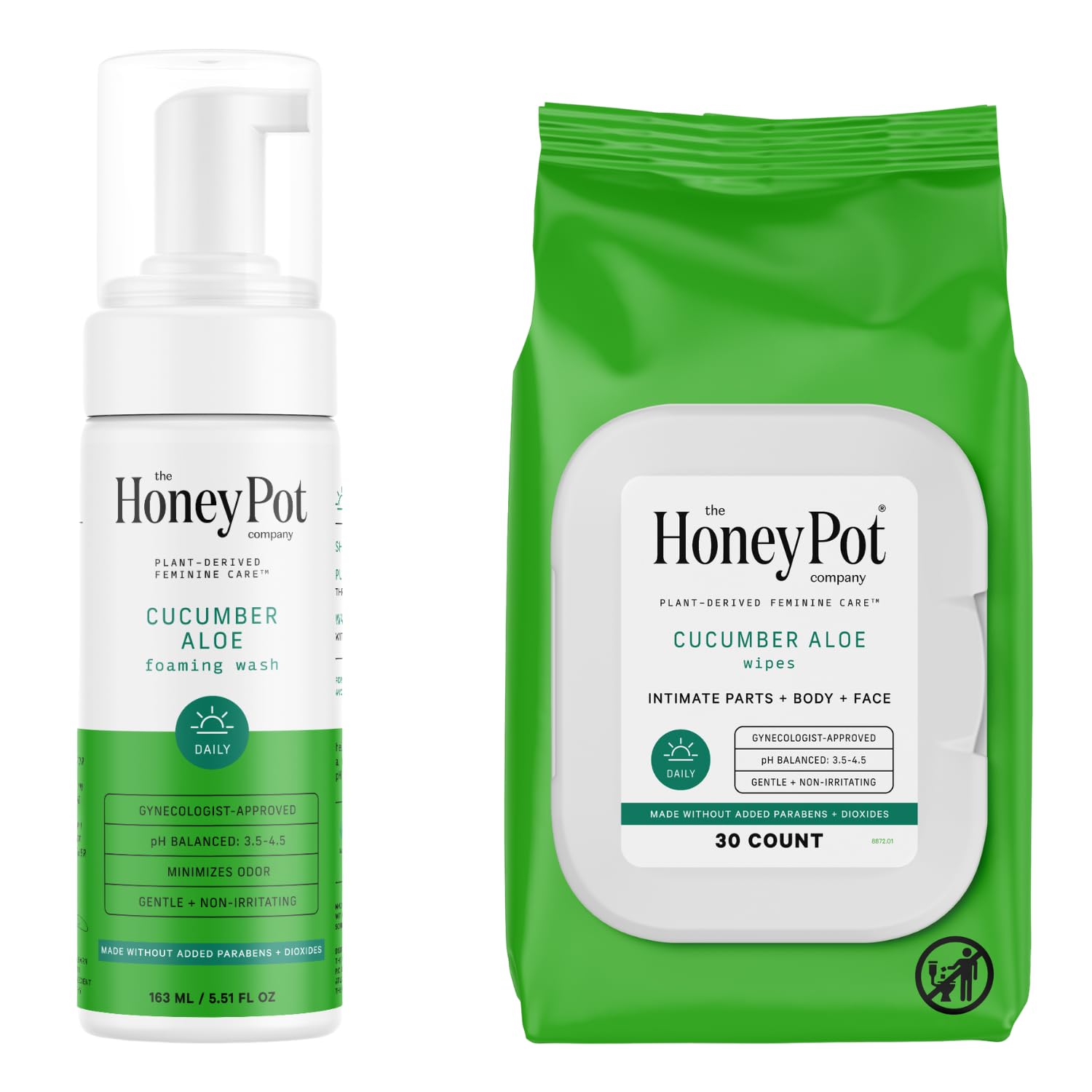 The Honey Pot Company - Feminine Wash & Feminine Wipe Bundle - Includes Ph Balance Feminine The Honey Pot Company buy supplements canada
