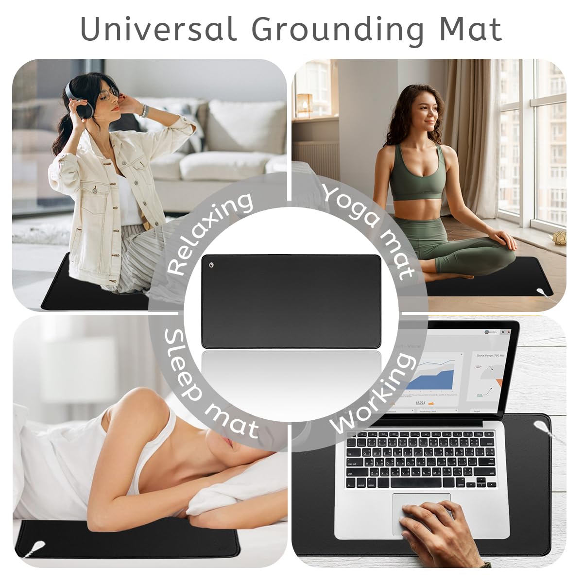 LOYDBDT Grounding Mat,11.8x23.6inches,Grounding Mat with 15ft Grounding Cord LOYDBDT buy supplements canada