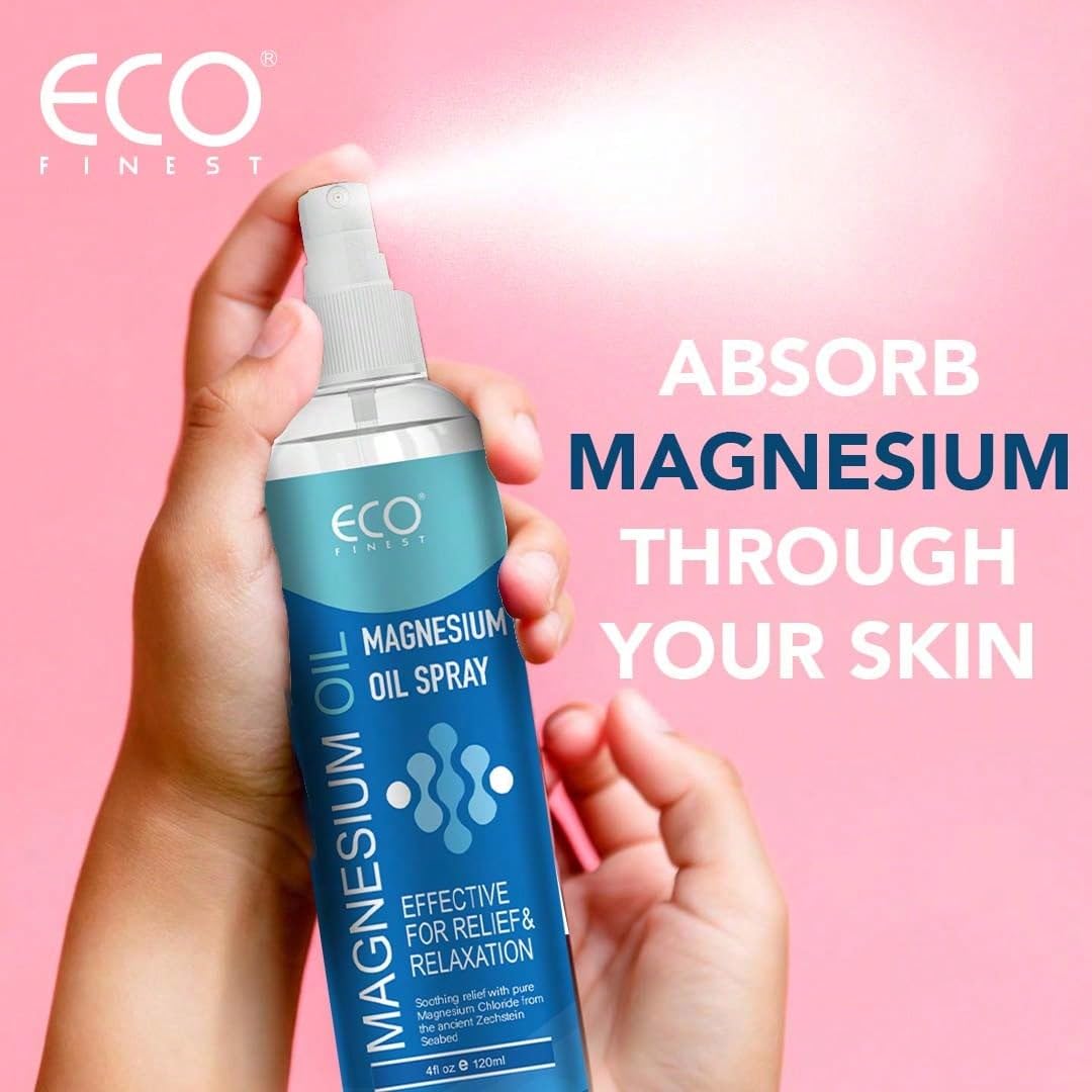 Magnesium Oil Spray For Muscle & Joint Relief – Natural Relaxation & Sleep Support, 4oz Fast-Absorbing Body Mist generic buy supplements canada
