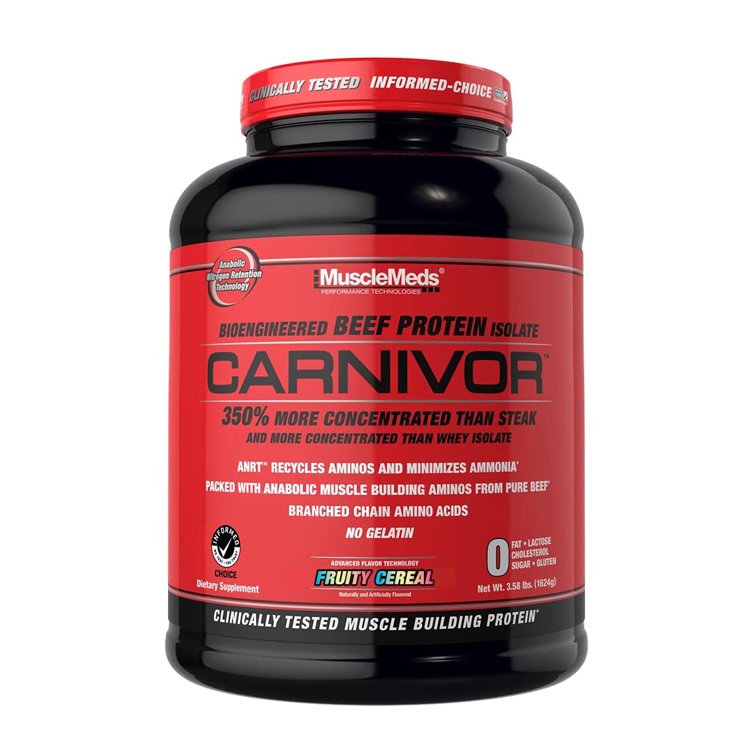 MuscleMeds CARNIVOR Beef Protein Isolate Powder, Muscle Building, Recovery, Lactose MuscleMeds buy supplements canada