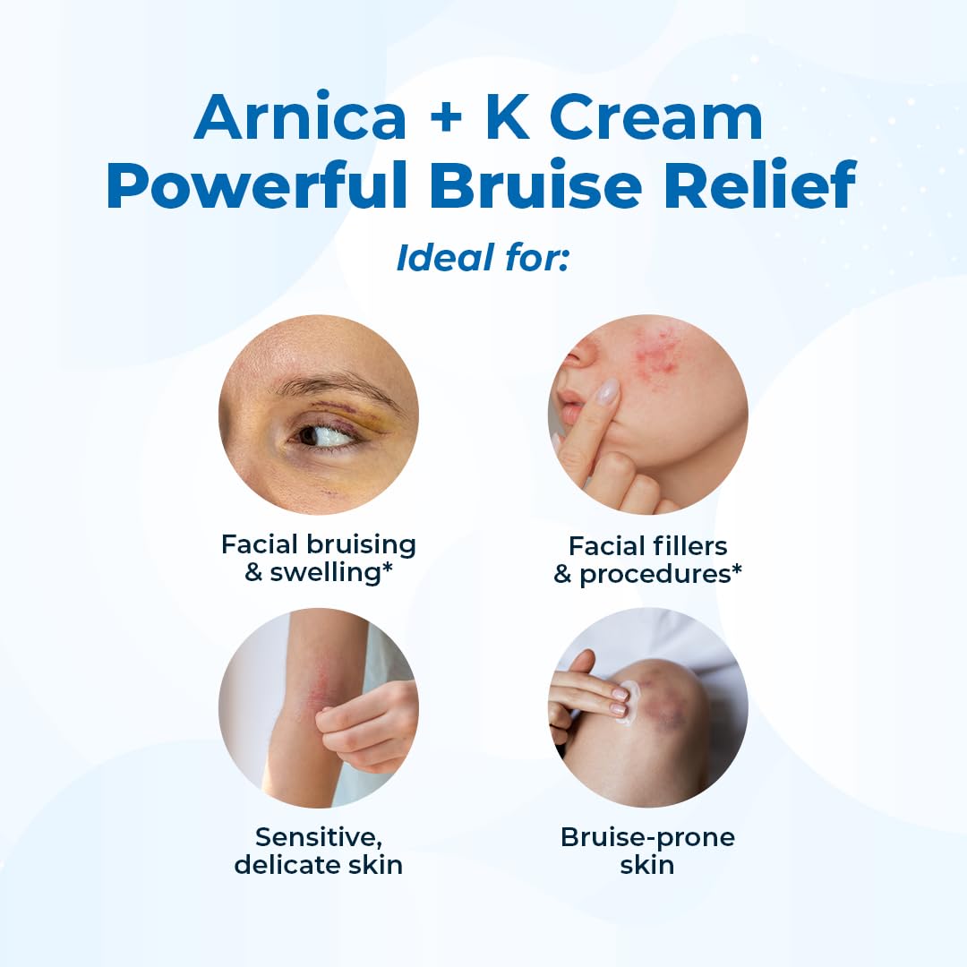 VitaMedica Arnica + Vitamin K Bruise Recovery Cream for Face & Under-Eye, Sensitive-Skin Formula, Post-Procedure Support, 0.5 oz VitaMedica buy supplements canada