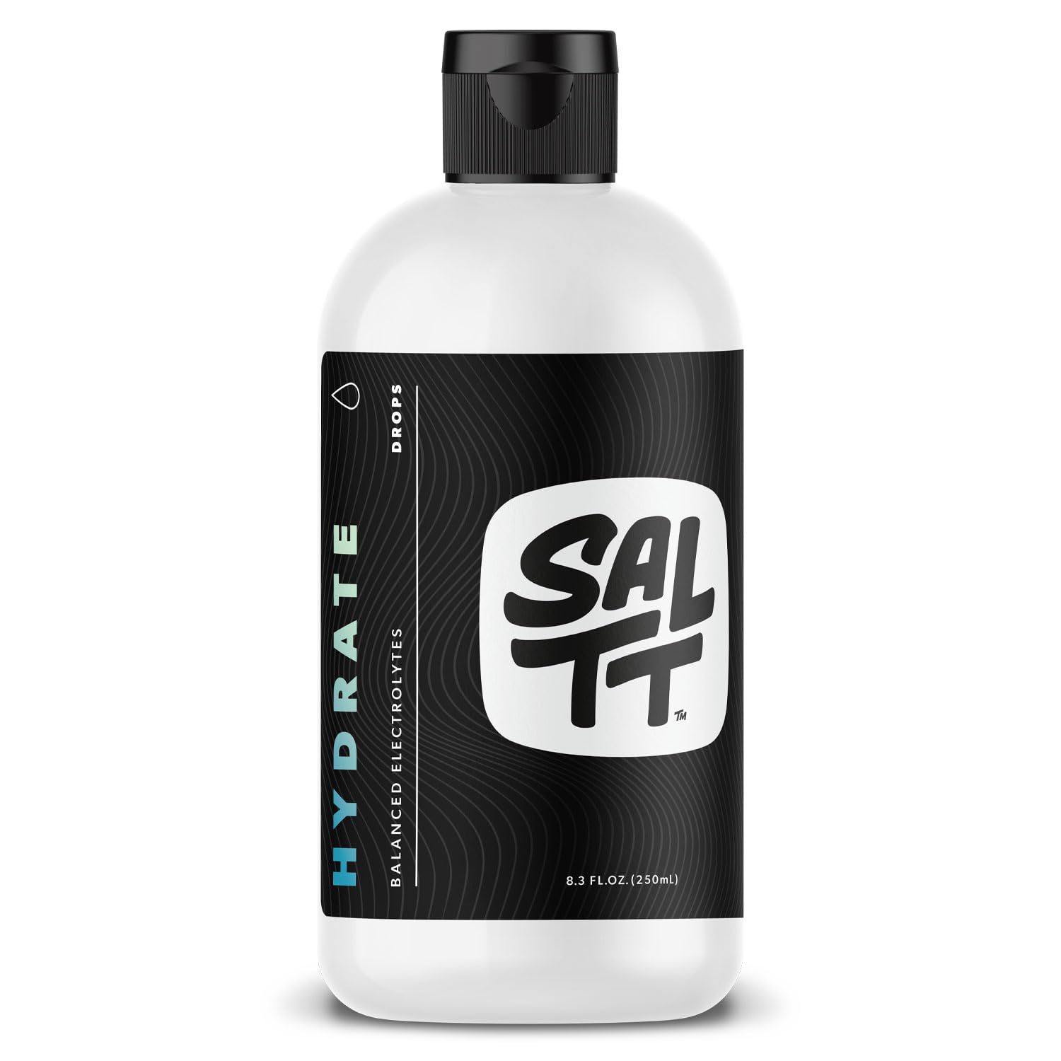SALTT - Hydrate (8.3 oz) - Electrolytes Drops - Energy Boost - Sodium, Potassium, Magnesium, Zinc, Copper - Unflavored - Ultra Low Carb - Zero Sugar, Vegan, Gluten Free, Non GMO - By Keto Chow Keto Chow buy supplements canada