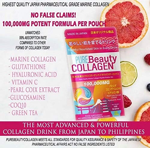 Pure Beauty Collagen 100,000mg Marine Collagen Powder Mix Pure Beauty Collagen buy supplements canada