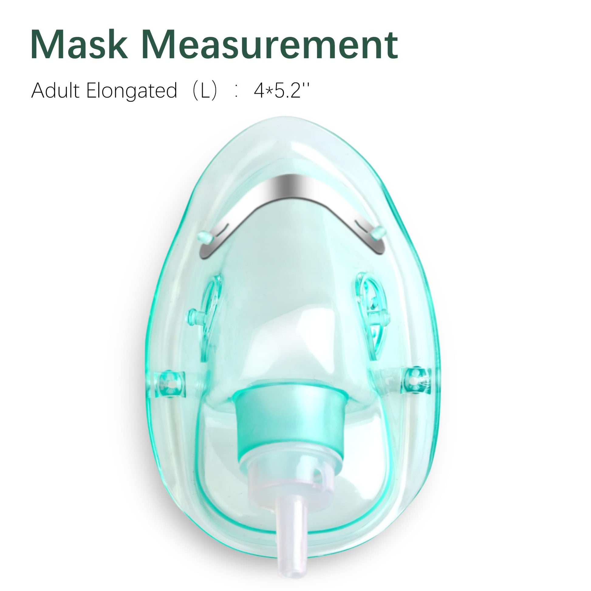 ANSNF 2 Pack Oxygen Mask for Face Adult with 6.6' Tube & Adjustable Elastic Strap - Size M+L ANSNF buy supplements canada