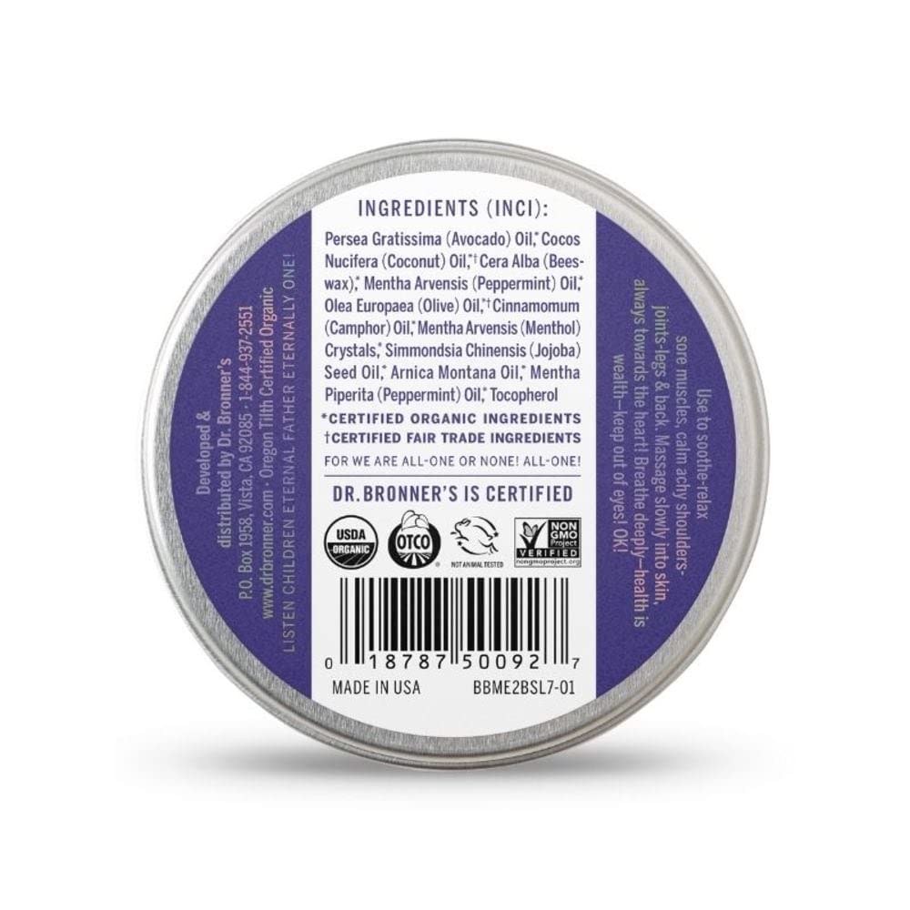 Dr. Bronners, Organic Magic Arnica Menthol Balm, 2 Ounce Dr. Bronner's buy supplements canada