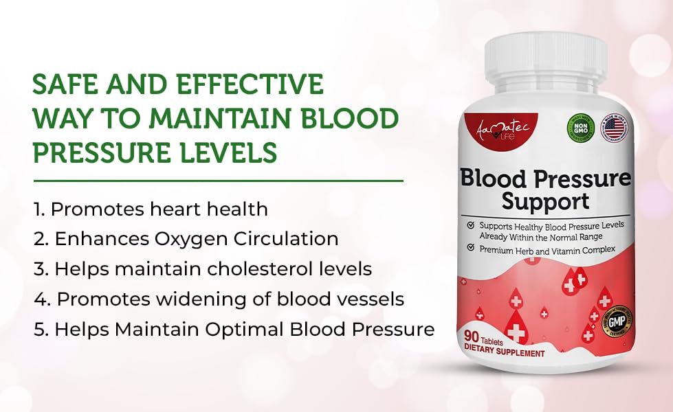 AAMATEC LIFE Blood Pressure Support Supplement 90 Capsules AAMATEC LIFE buy supplements canada