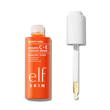 e.l.f. SKIN Bright Icon Vitamin C + E + Ferulic Serum, Brightening & Soothing Face Serum, Helps Even Skin Tone e.l.f. buy supplements canada