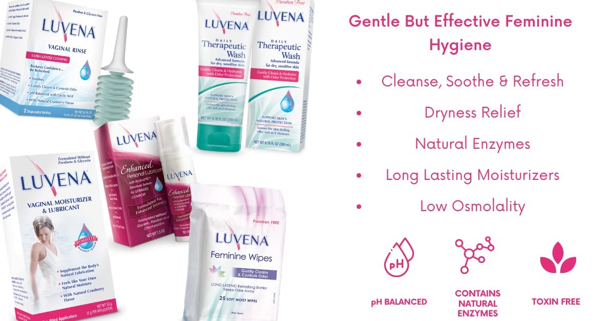 Luvena Feminine Wipes - Soft Wet Wipes for Women - Refresh & Resist Odor - Gynecologist Tested LUVENA buy supplements canada