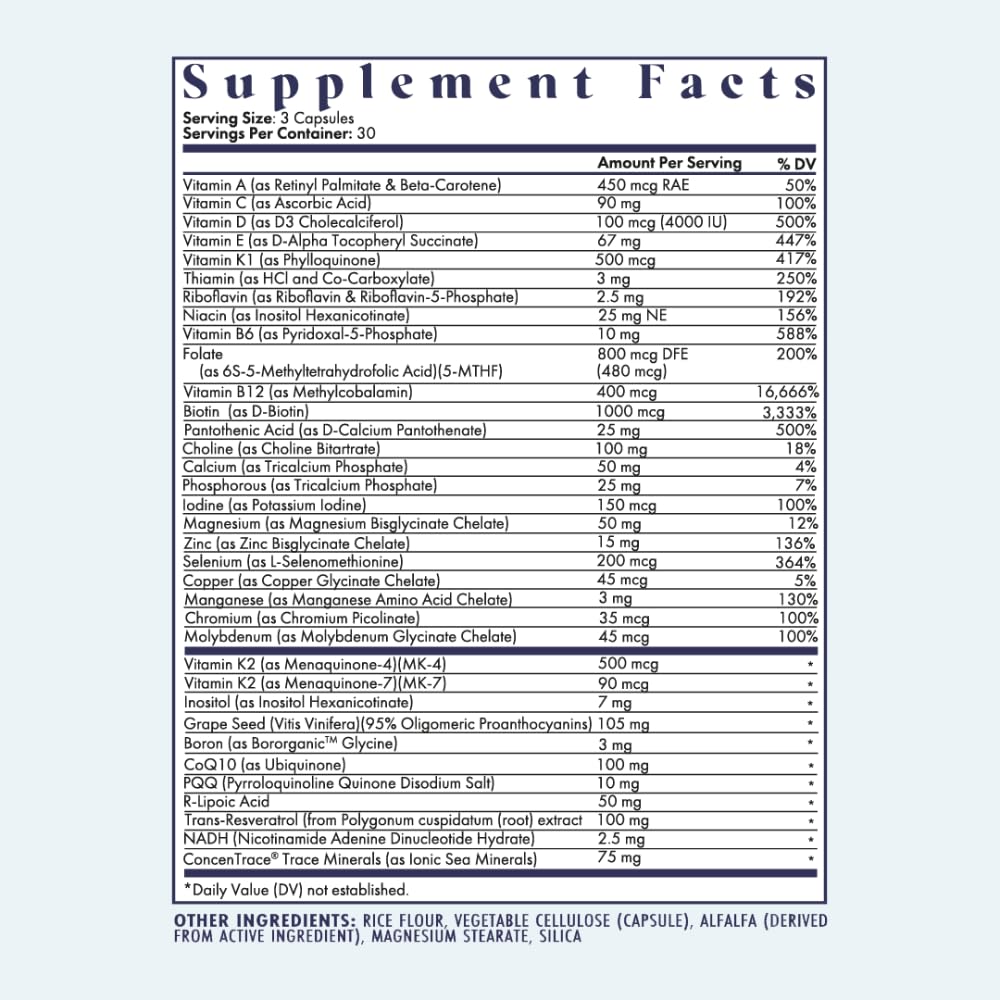 FullWell Women's Multivitamin - Daily Multivitamin for Reproductive Health - Supports Future Fertility, Hormone Balance & Overall Wellness - Antioxidant Blend - CoQ10 & PQQ - 90 Count (30 Servings) FullWell buy supplements canada
