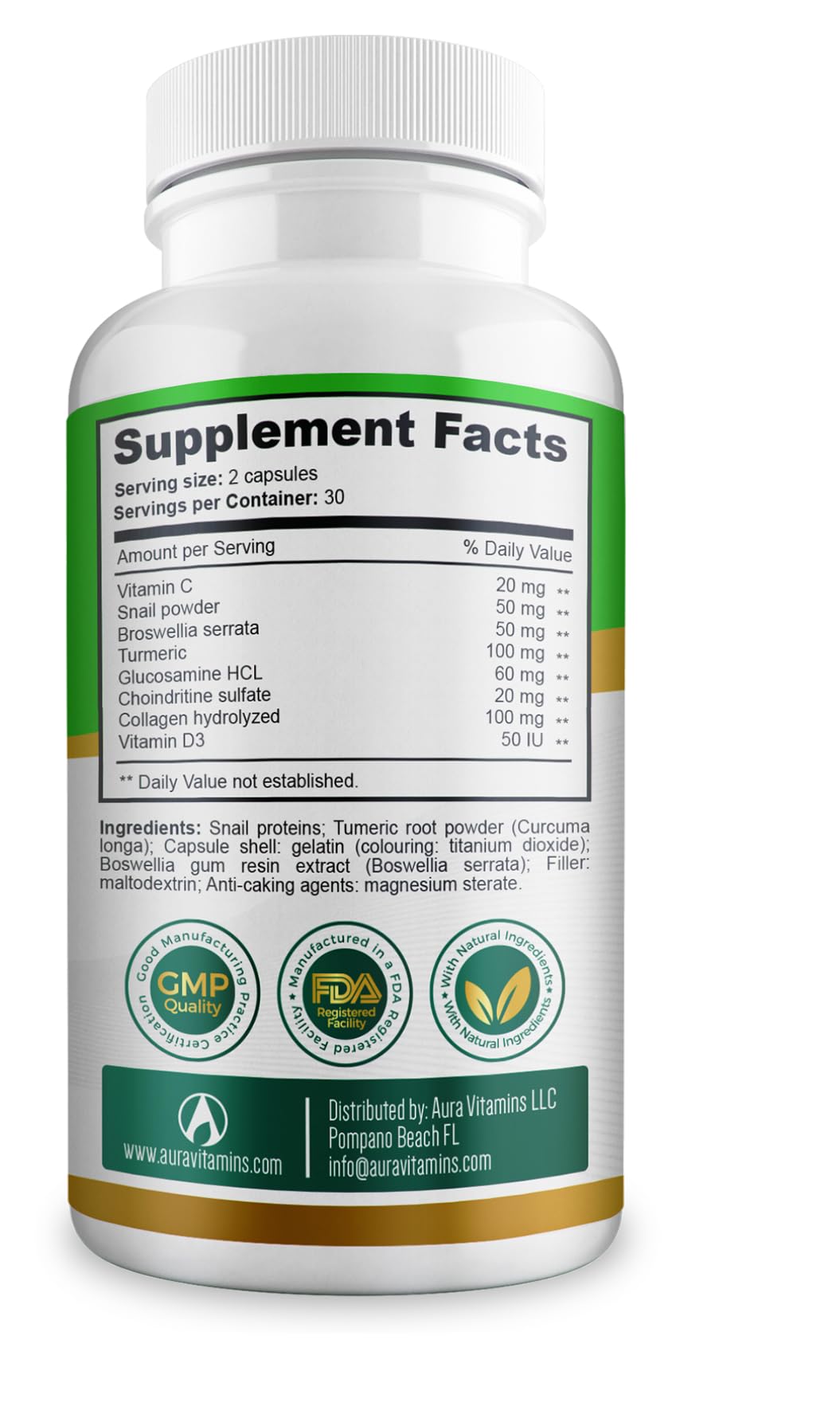 AURA VITAMINS REGEMAX regenerates and Helps Alleviate Joint discomfort Supplement, Snail Protein, Boswellia Serrata, and Turmeric – 60 Caps. (2) AURA VITAMINS buy supplements canada
