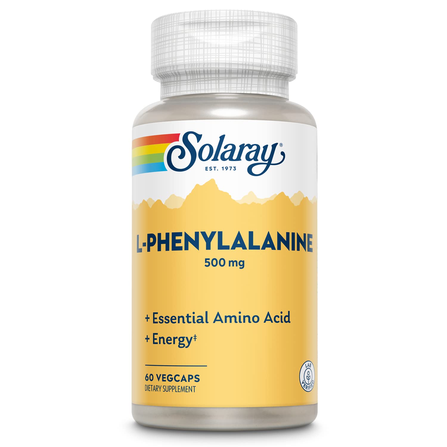 SOLARAY L-Phenylalanine Veg Cap (Btl-Plastic) 500mg | 60ct SOLARAY buy supplements canada