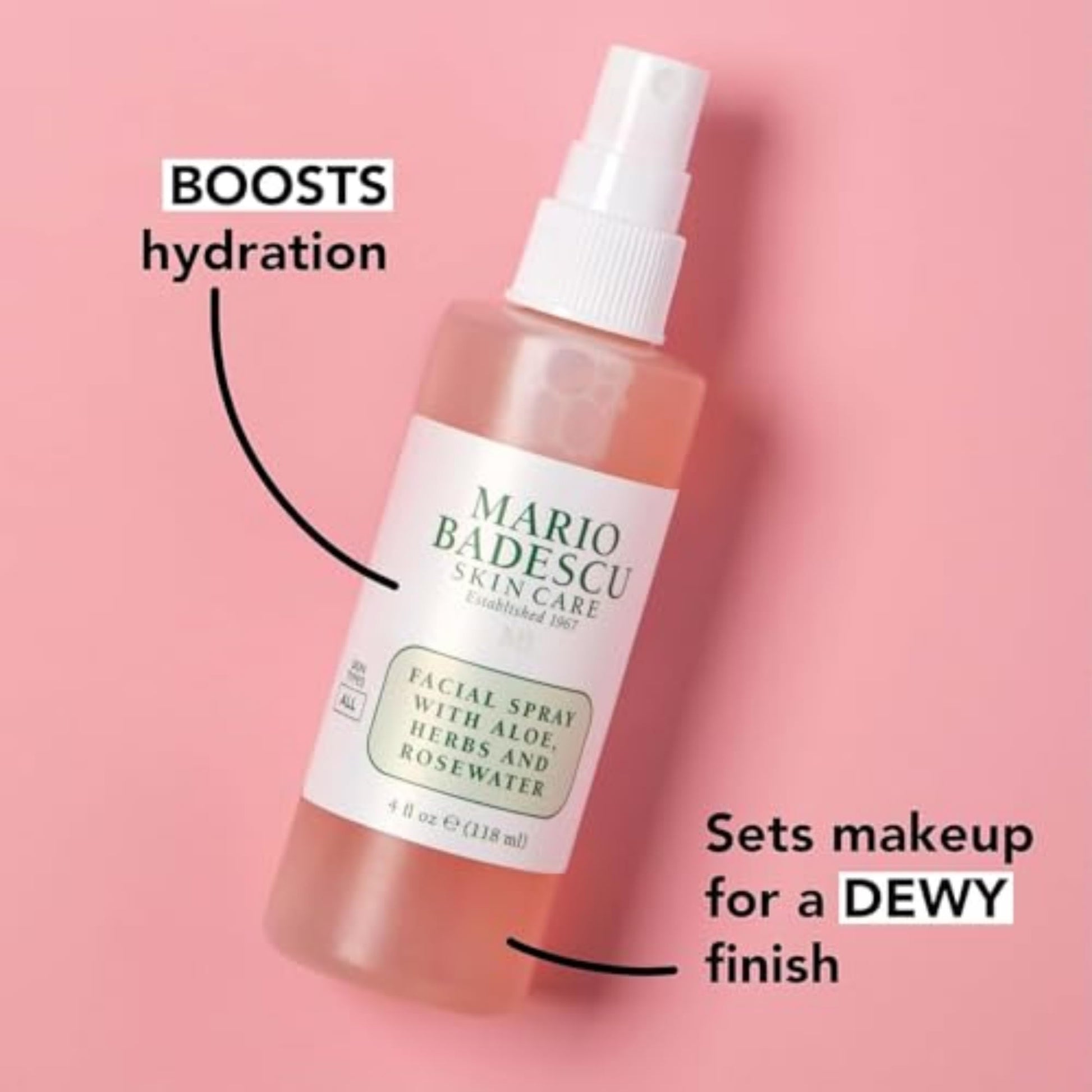 Mario Badescu Facial Spray with Aloe, Herbs and Rose Water for All Skin Types, Face Mist that Hydrates Mario Badescu buy supplements canada
