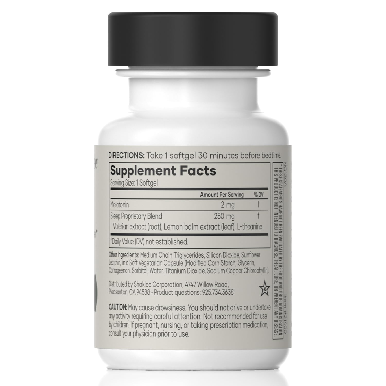 Shaklee - Dream Serene™ Melatonin Sleep Aid - Fall Asleep Faster, Wake Up Refreshed - with Melatonin, Valerian, Lemon Balm, L-Theanine - for Ultimate Beauty Sleep - 30 Softgels Shaklee buy supplements canada