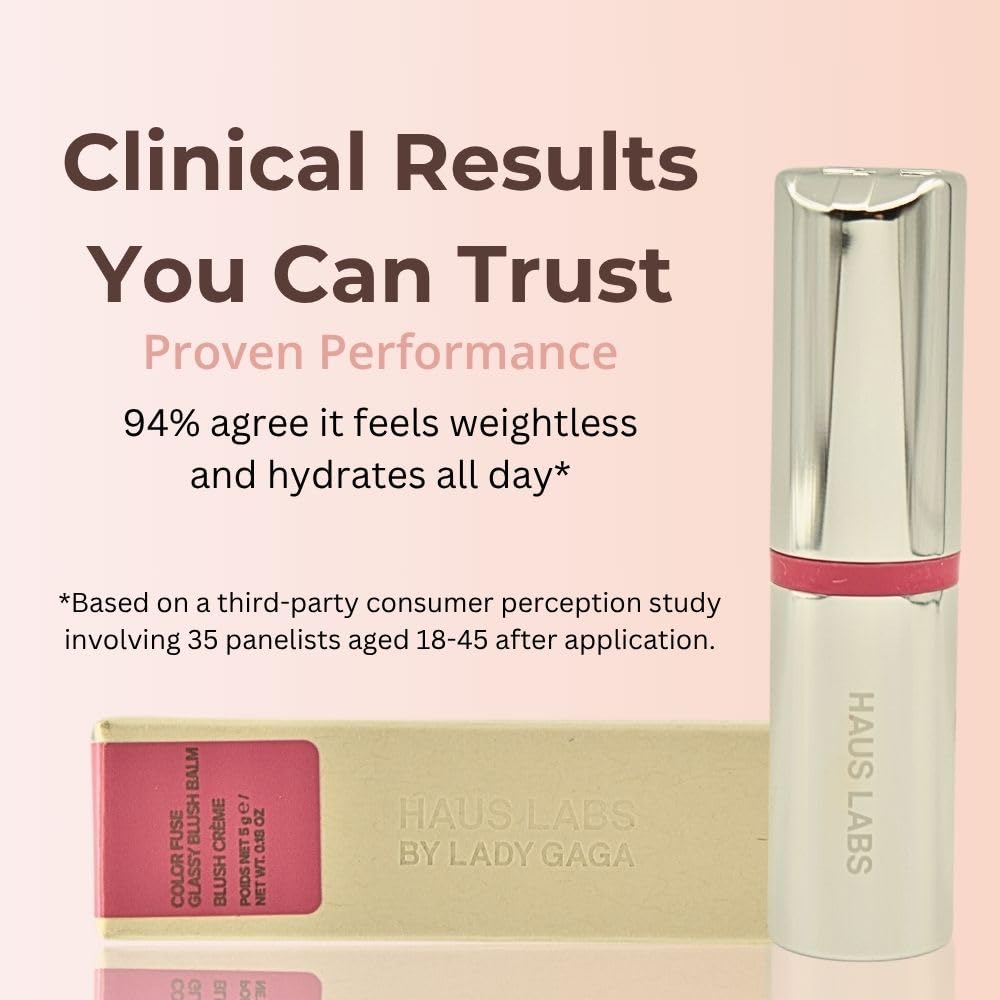 Haus Labs Color Fuse Longwear Hydrating Glassy Lip + Cheek Blush Balm Stick - Glassy Rosette Haus Laboratories buy supplements canada