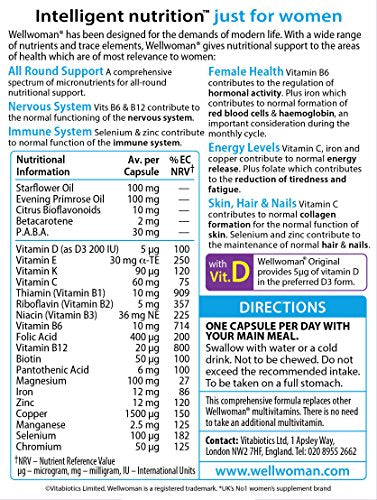 Vitabiotics Wellwoman Original - 90 Capsules Wellwoman buy supplements canada