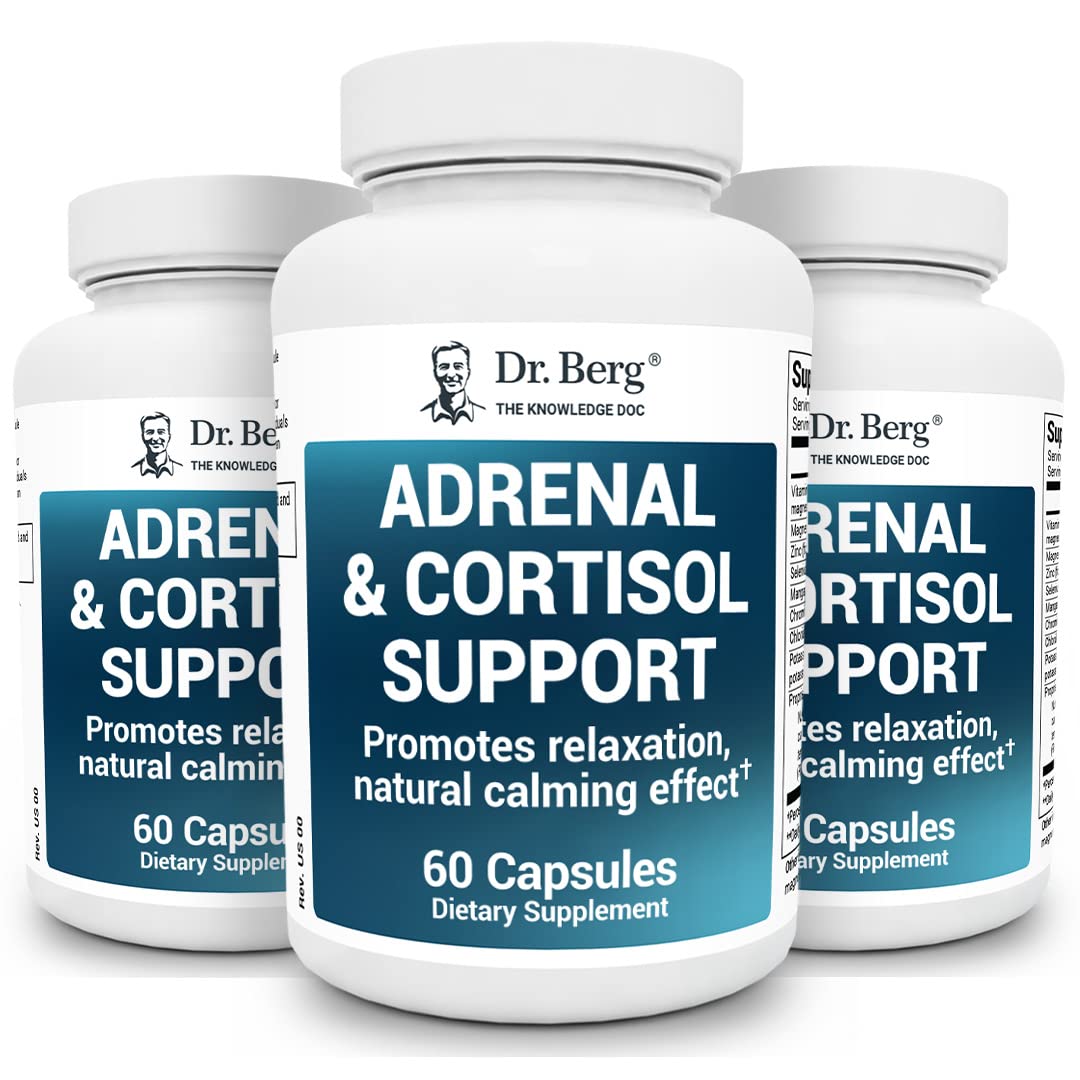 Dr. Berg Adrenal & Cortisol Supplement New Formula - Adrenal Supplement & Cortisol Dr. Berg Nutritionals buy supplements canada