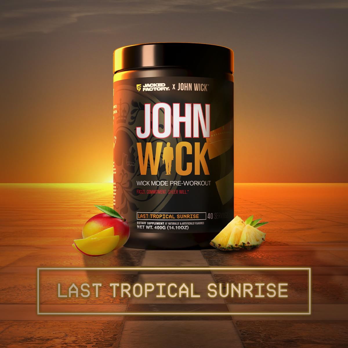 Jacked Factory X John Wick - Wick Mode Pre Workout Powder - Intense Energy, Battle-Ready Focus, Unstoppable Commitment, and Sheer Will Jacked Factory buy supplements canada