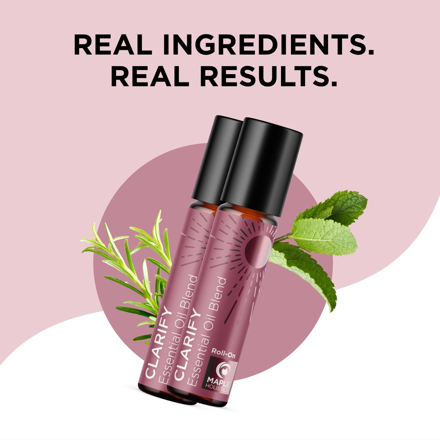Headache Essential Oil Roll On - Clarify Essential Oil Blend Headache Roll On with Aromatherapy Oils Maple Holistics buy supplements canada