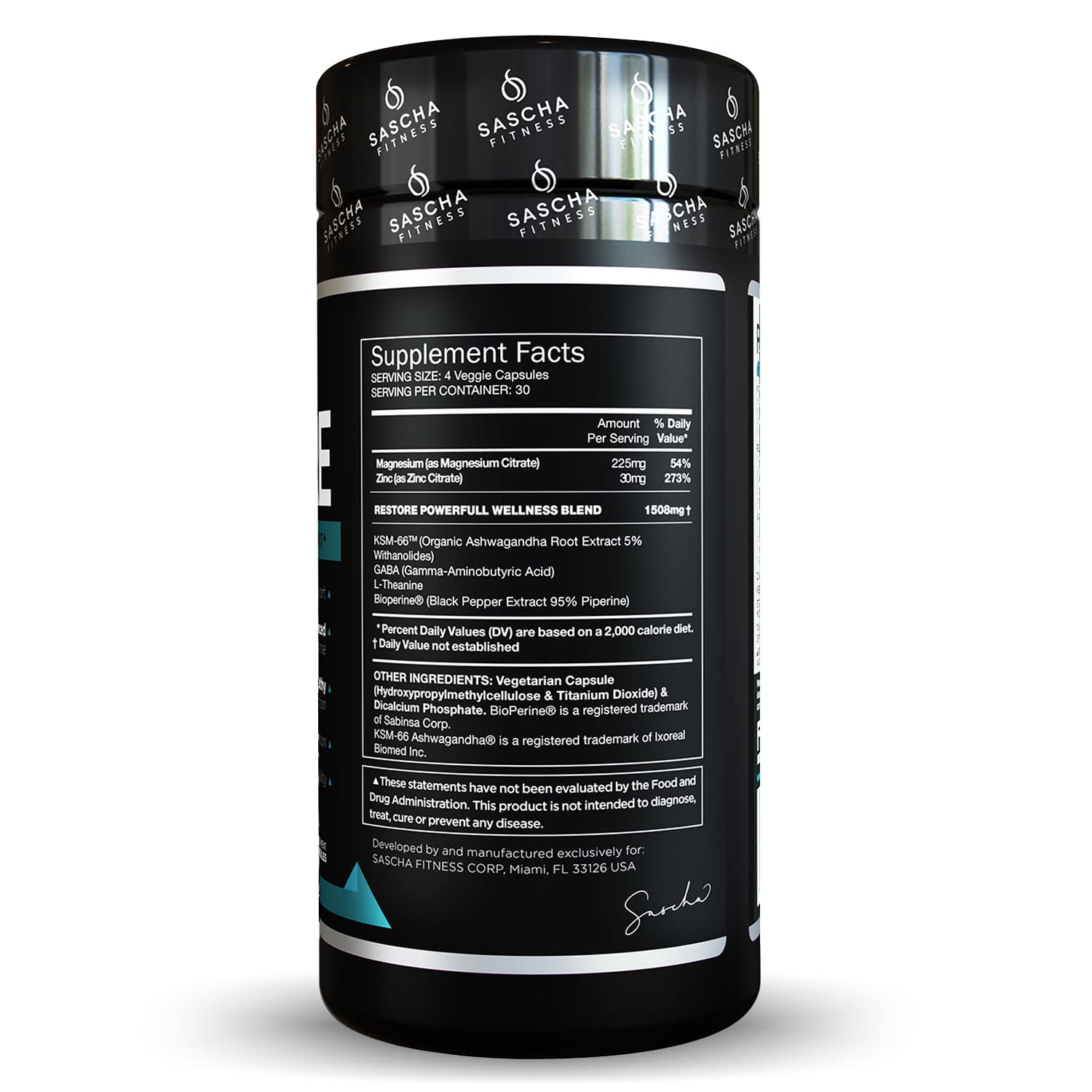 SASCHA FITNESS Cortisol Night Support Pills For Metabolism, Hormonal Support, Inmune System SASCHA FITNESS buy supplements canada