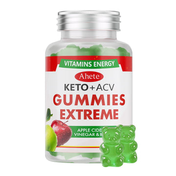 Ahete Keto Apple Cider Vinegar Gummies with Vitamin B6, B12, Folate & Beet Root, Keto ACV Gummies Supports Daily Wellness & Metabolism, Natural Apple Flavor, 60 Gummies (30 Day Supply) Ahete buy supplements canada