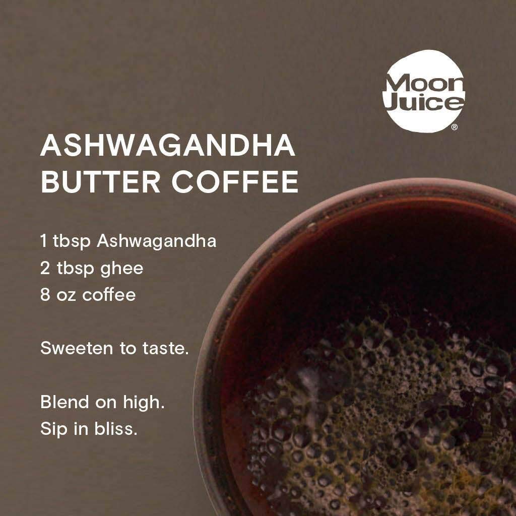 Moon Juice Organic Ashwagandha Supplement - Ashwagandha KSM-66 Root Powder Extract (15:1 Full-Spectrum) for Stress, Focus & Mood - Vegan, Non-GMO, Gluten-Free - 1.3 oz, 72 Servings Moon Juice buy supplements canada
